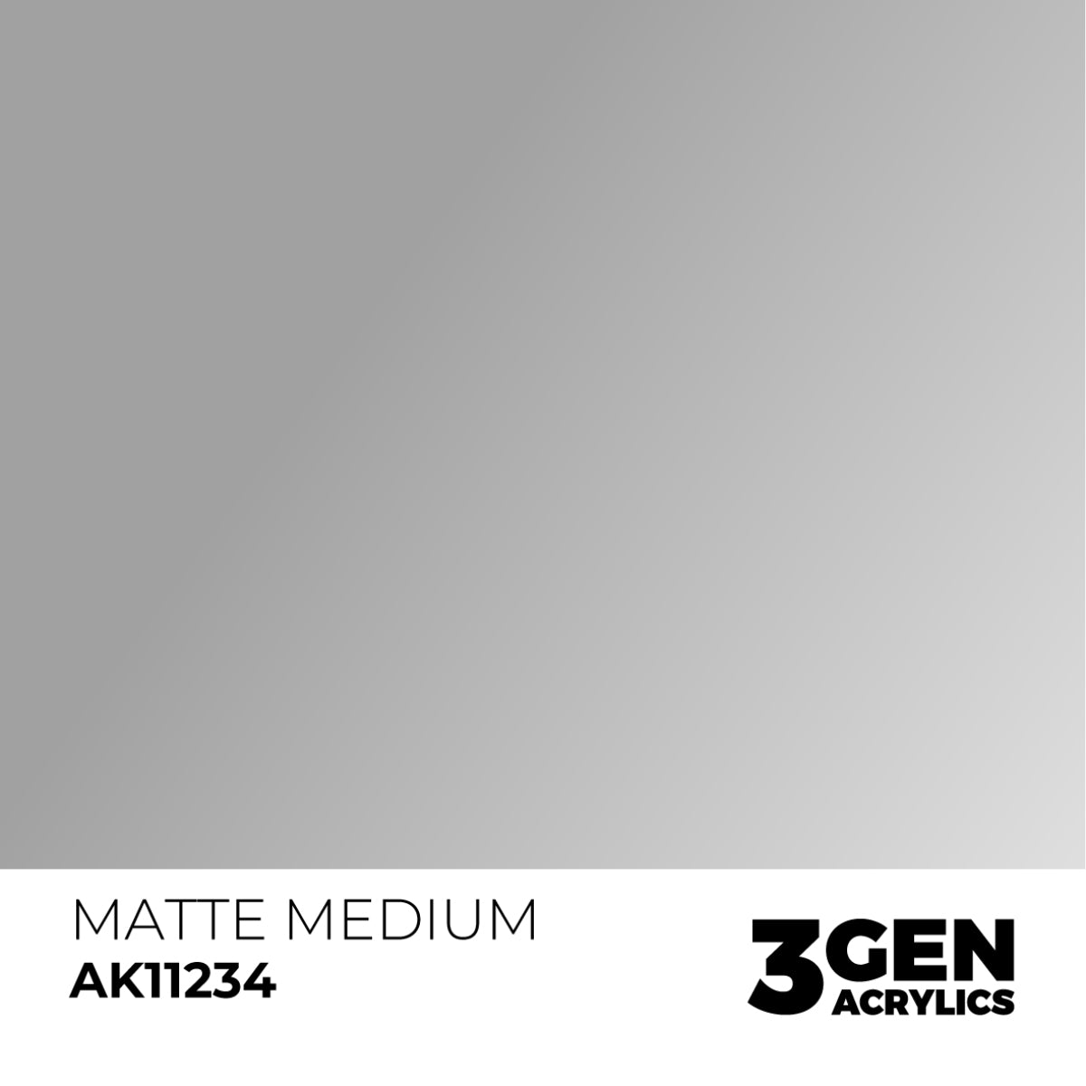 AK Interactive 3 Gen Acrylic Modeling Colour 17ml - Matte Medium - Good Games
