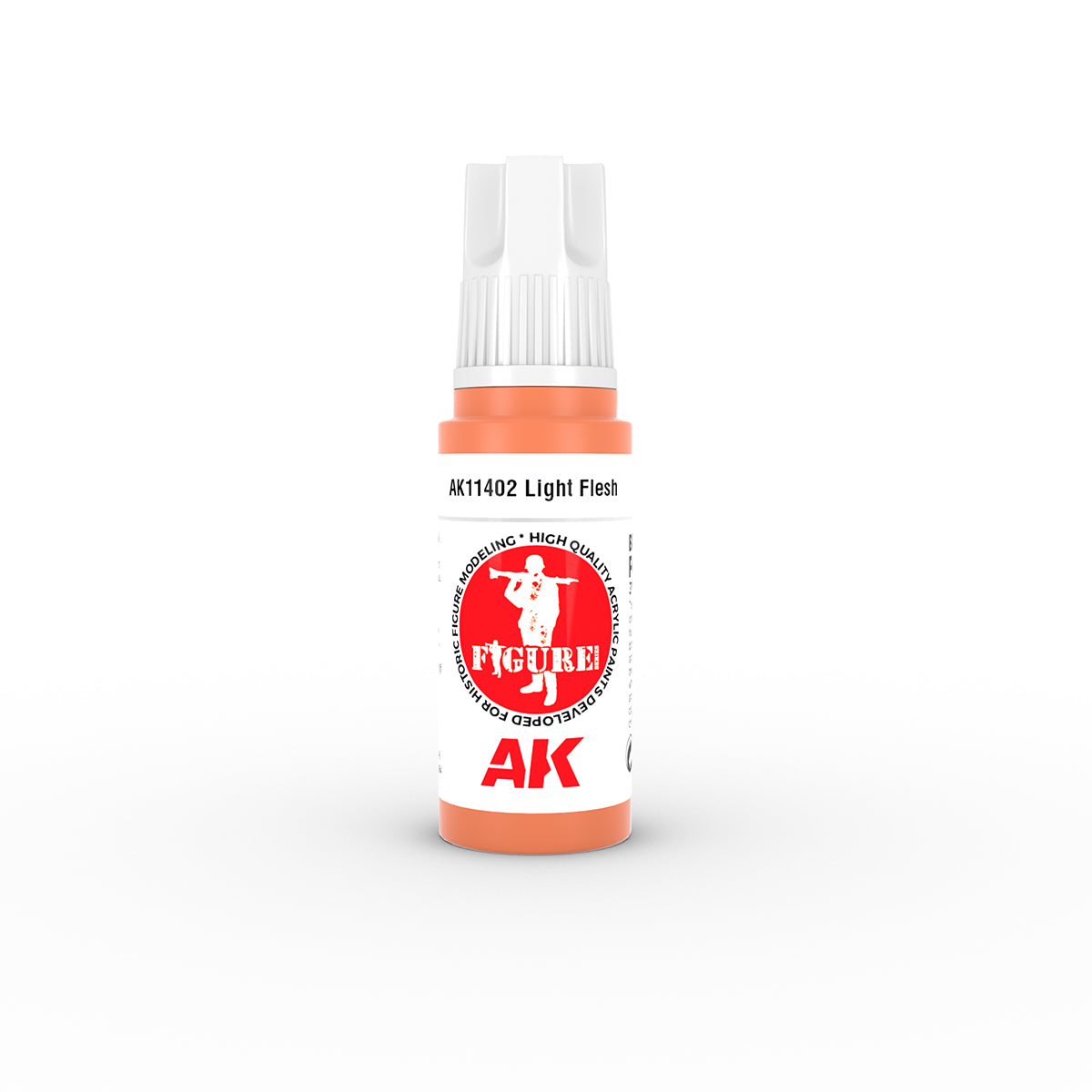 AK11402 Light Flesh acrylic paint bottle for figure modeling
