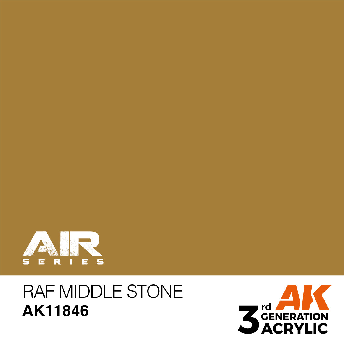 RAF Middle Stone, a light brown paint colour swatch