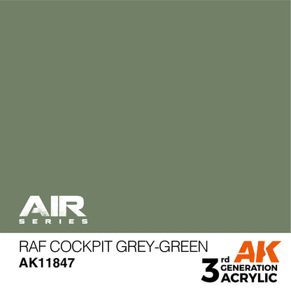AK Interactive RAF Cockpit Grey-Green colour swatch (AK11339)