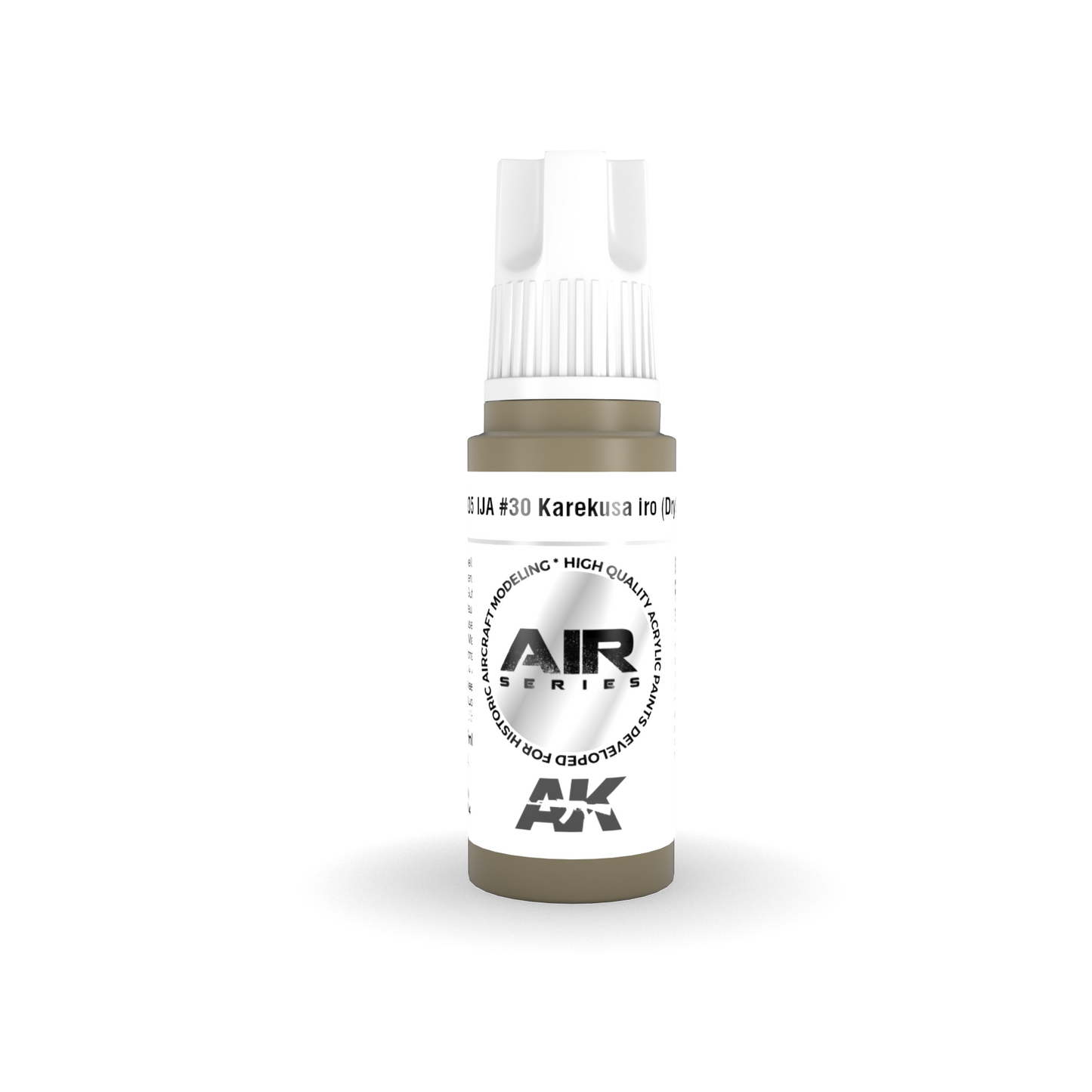 AK Interactive Air Series Dry Grass (AK11905) model paint bottle for historic aircraft modeling