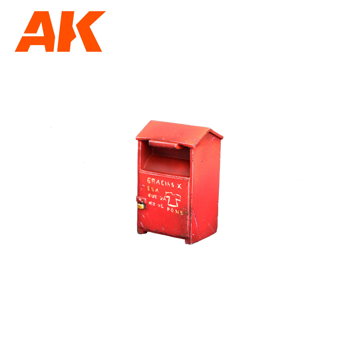 AK Interactive Wargame Resin Scenery Trashbins Scenography Wargame Set 30-35mm - Good Games