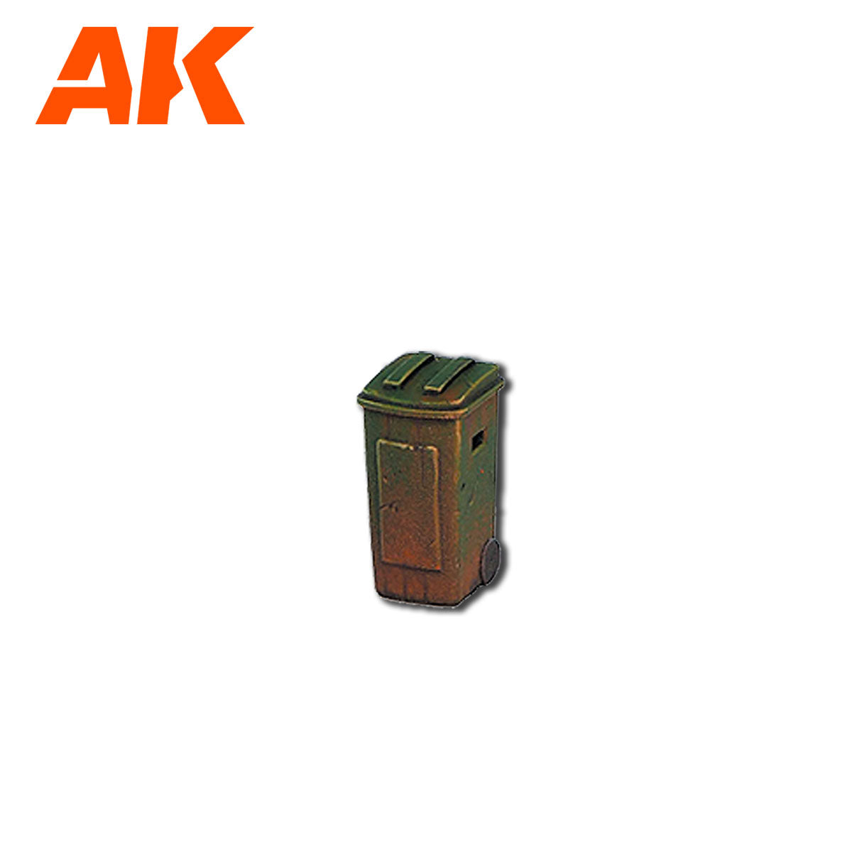 AK Interactive Wargame Resin Scenery Trashbins Scenography Wargame Set 30-35mm - Good Games