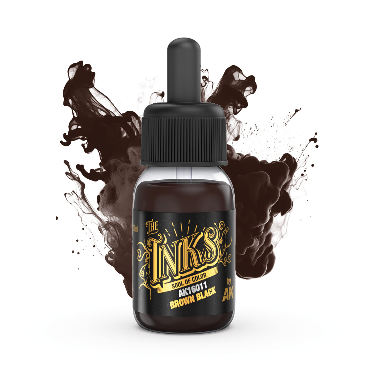 AK Interactive The Inks 30ml - Brown Black - Good Games