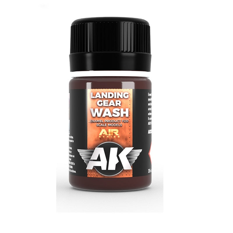 AK Interactive Weathering Enamel Wash for Landing Gear 35ml - Good Games