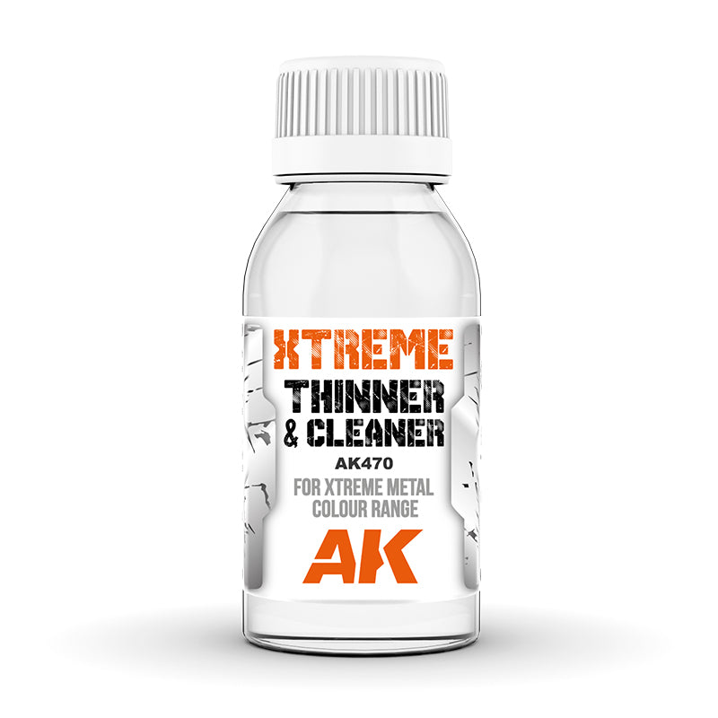 AK Interactive Xtreme Cleaner & Thinner for Xtreme Metal Colour Range 100ml - Good Games