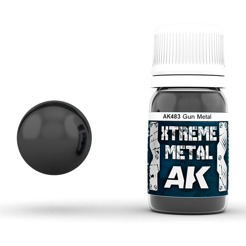 AK Interactive Xtreme Metallic Color 35ml - Gun Metal - Good Games