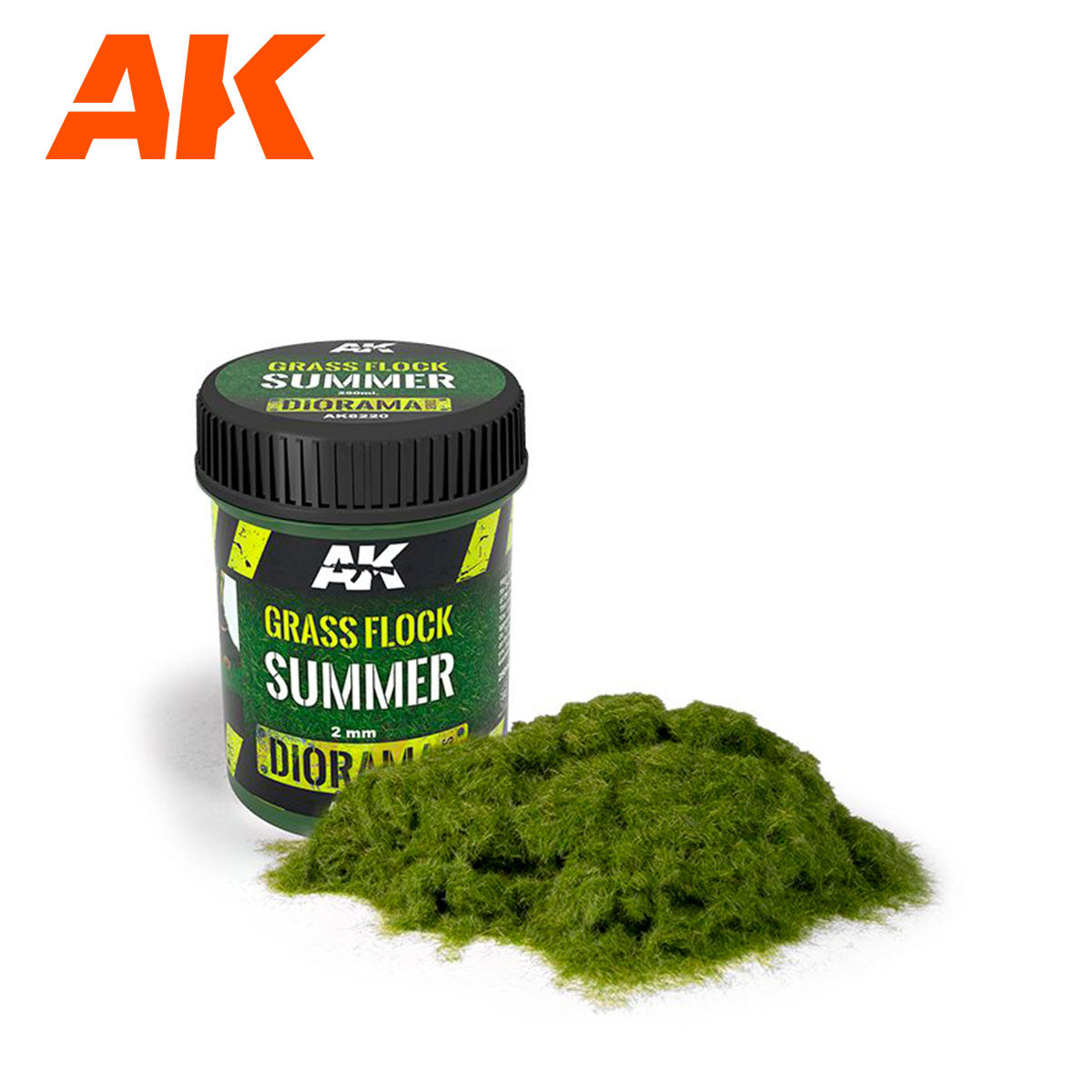 AK Interactive Vegetation - Grass Flock 2mm Summer - Good Games