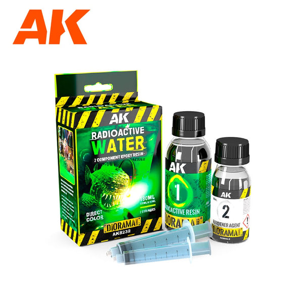 AK Interactive Dioramas - Terrains - Resin Radioactive Water Components Epoxy Resin 180 ml - Good Games
