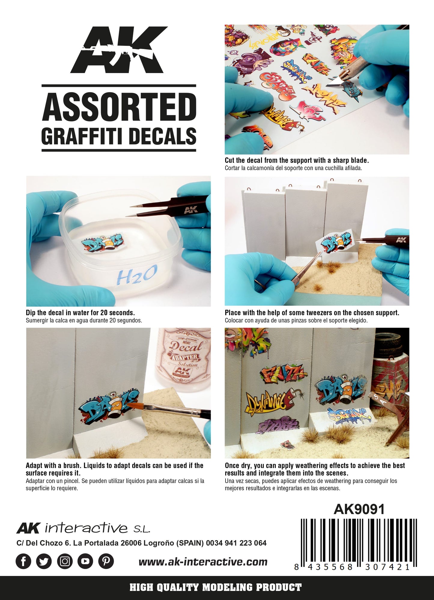 Ak Interactive - Graffiti Decals - Assorted - Good Games