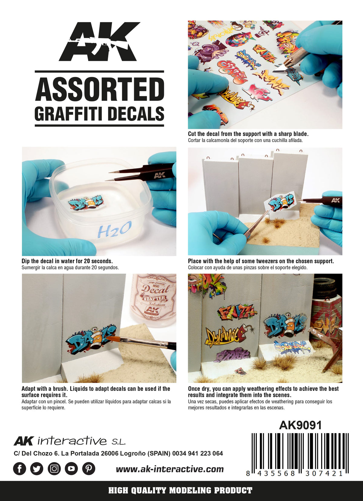 Ak Interactive - Graffiti Decals - Assorted - Good Games