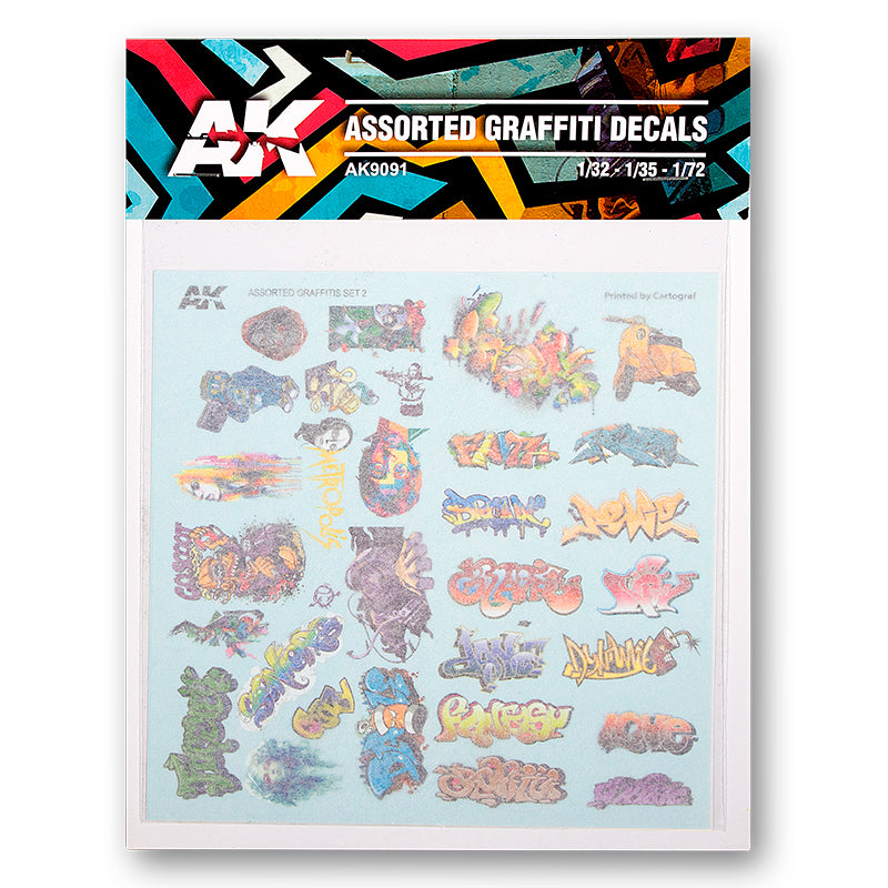Ak Interactive - Graffiti Decals - Assorted - Good Games