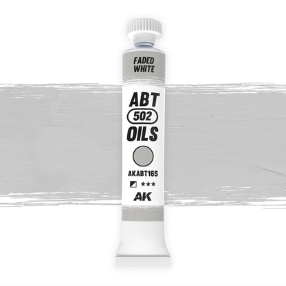 AK Interactive Abteilung 502 oil paint tube with an illustrative swatch against a white background