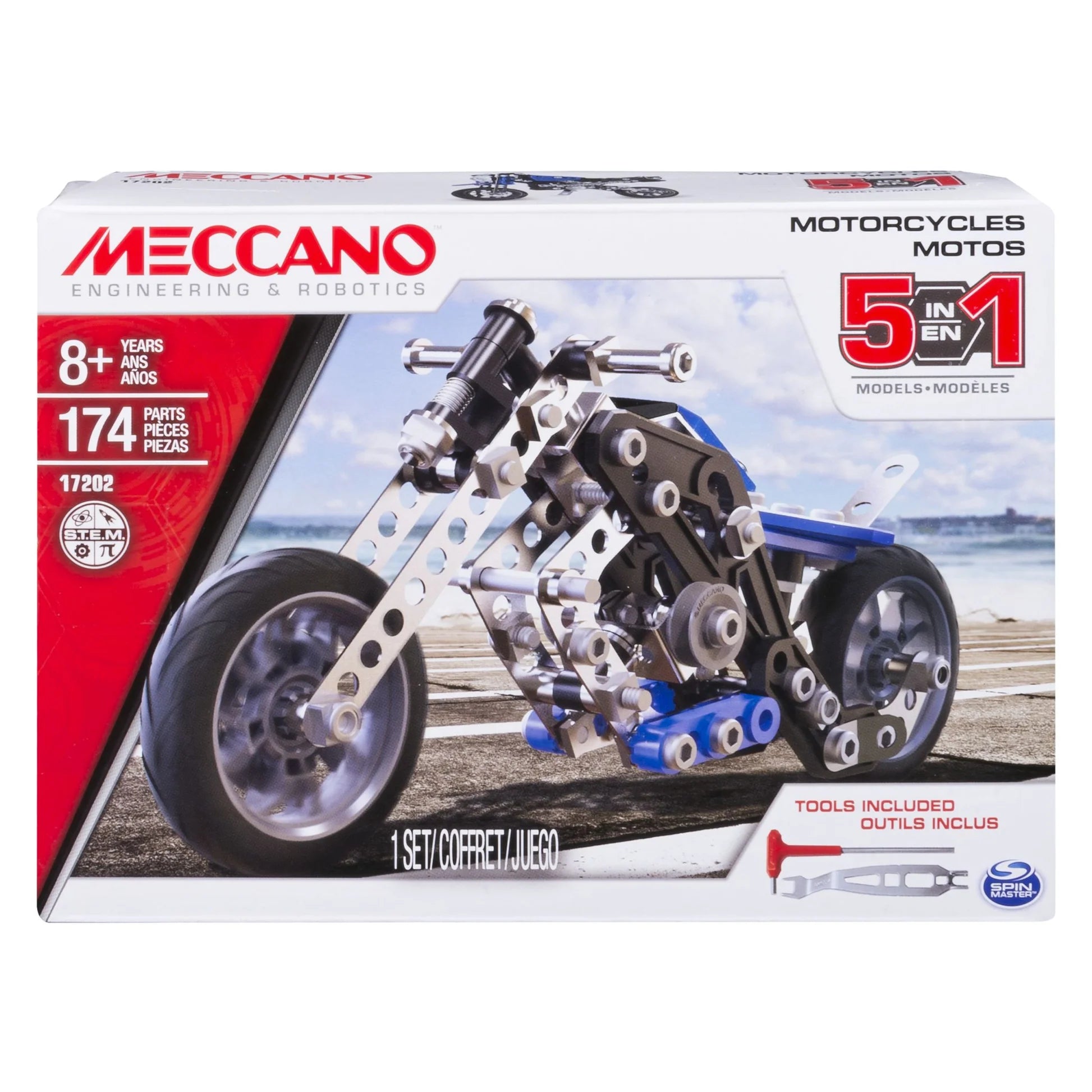 Meccano 5 Multi Model Set - Motorcycles – Good Games