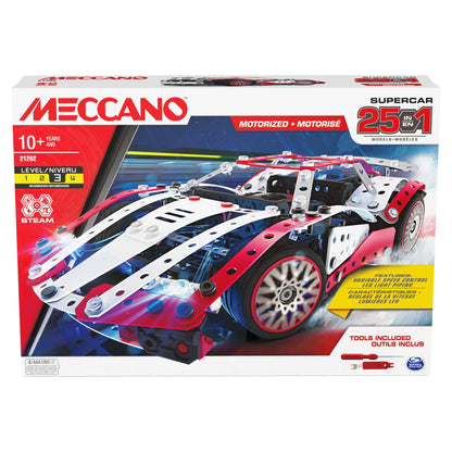 Meccano 25 Multi Model Set - Supercar