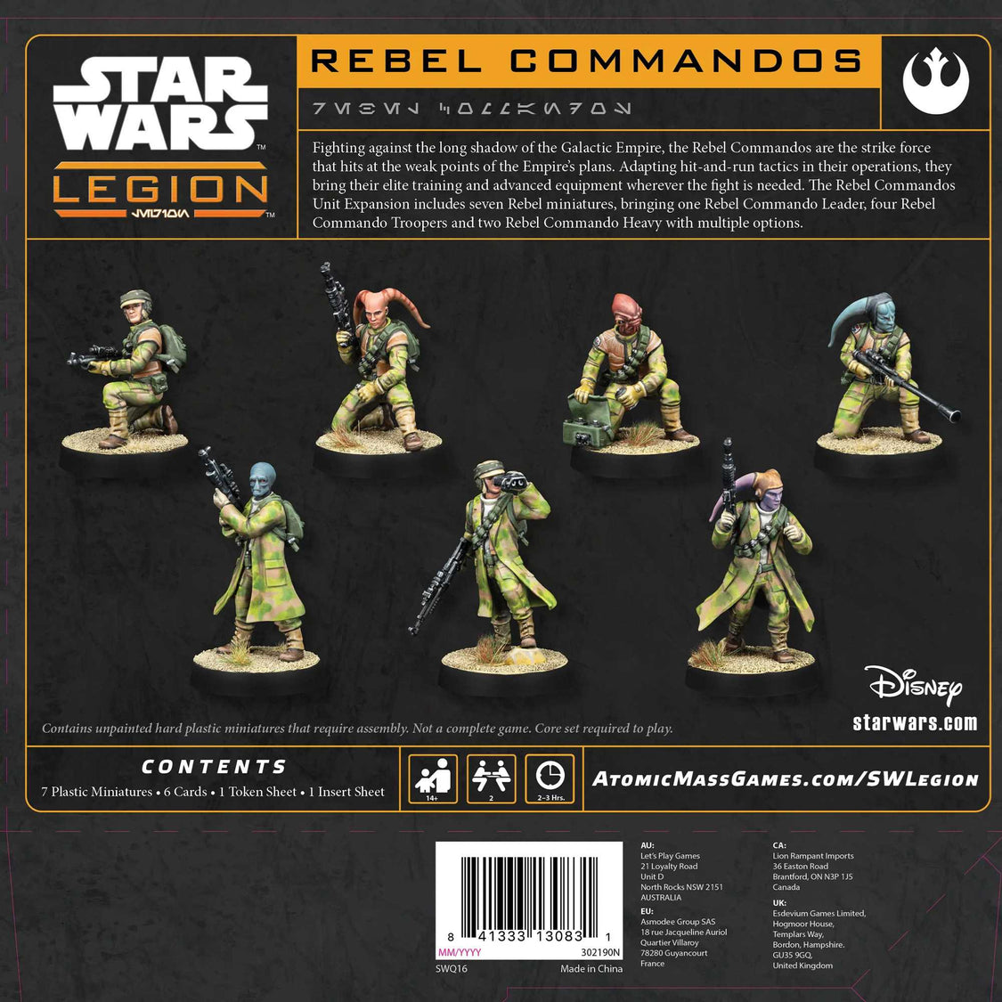Star Wars: Legion - Rebel Commandos (SWQ16) - Good Games