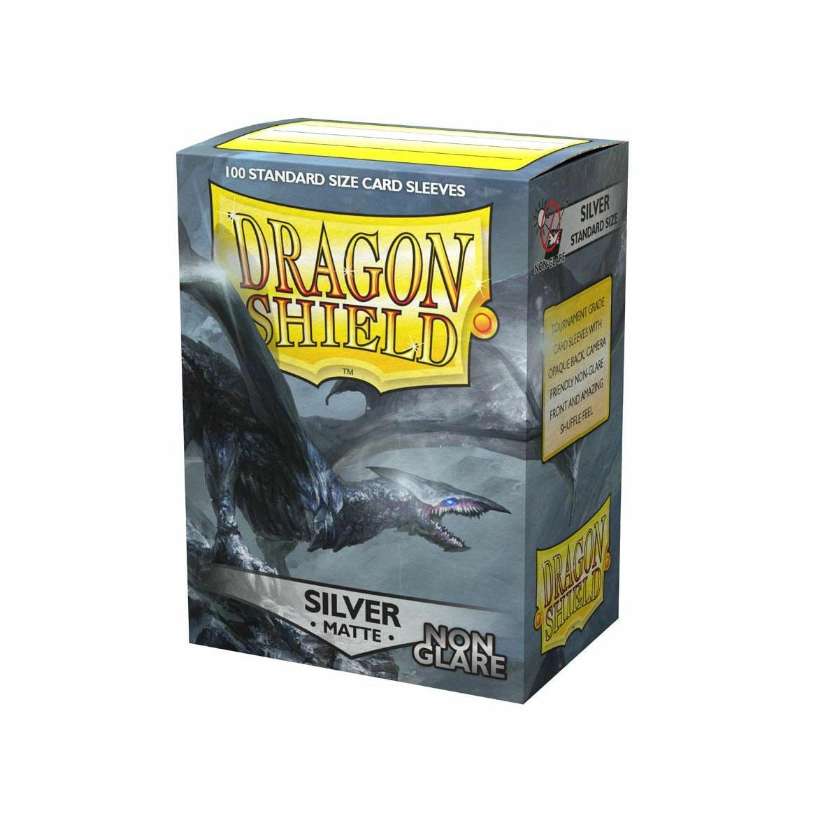 Dragon Shield - Matte Non Glare (100) - Silver - Good Games