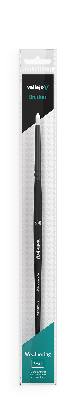 Vallejo Brushes - Weathering Round - Synthetic Brush Small - Good Games