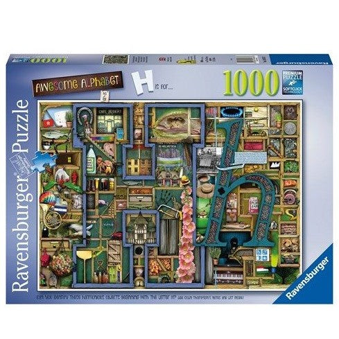 Ravensburger Awesome Alphabet H - 1000 Piece Jigsaw - Good Games
