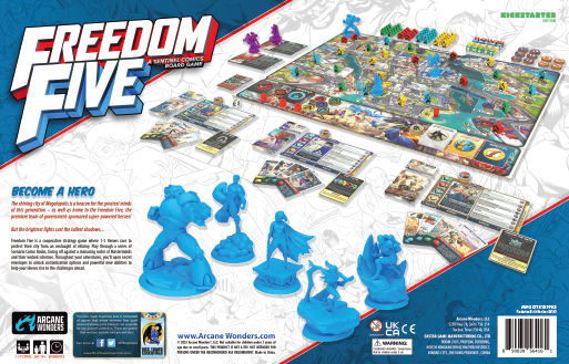 Freedom Five - Core Game (Kickstarter Unpainted Edition)