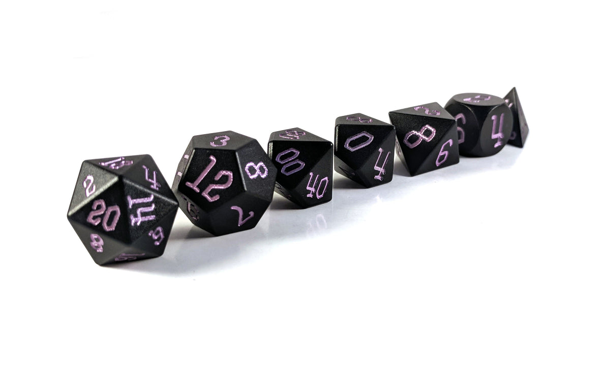 Level Up Dice - Abyssal Diemetric Aluminium Set of 7 (HP)