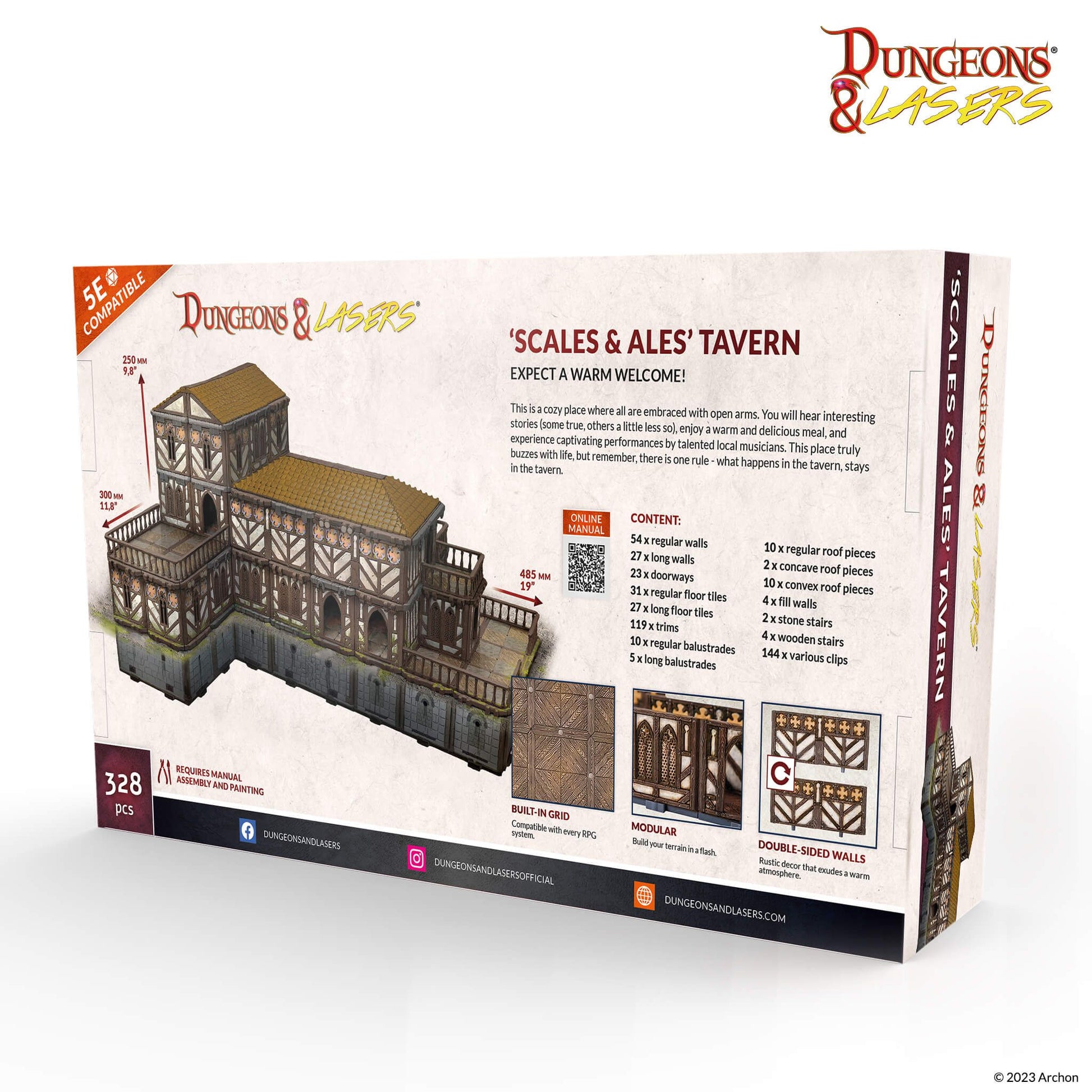 Archon Studio Dungeons and Lasers Scales & Ales Tavern Starter Set - Good Games