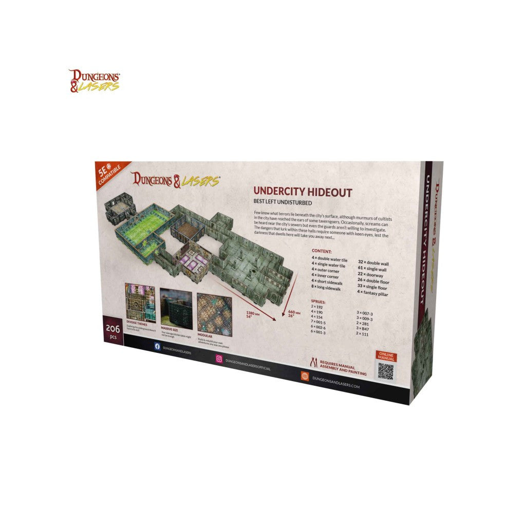 Archon Studio Dungeons and Lasers Undercity Hideout Starter Set - Good Games