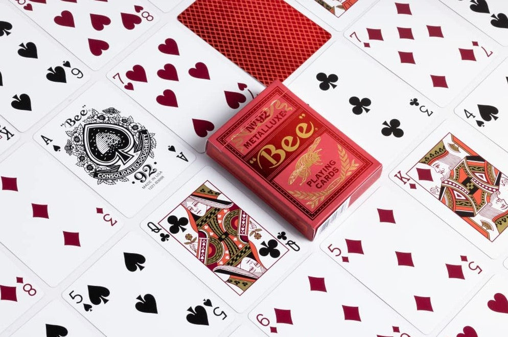 Bee Metalluxe Red Poker