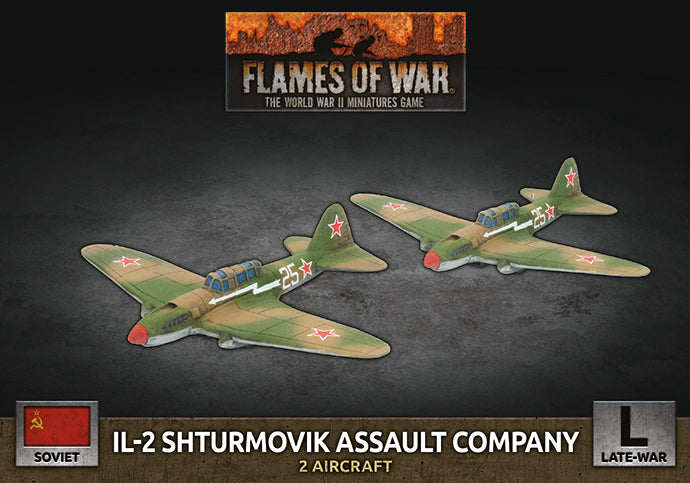 Flames of War: Soviet: IL-2 Shturmovik Assault Company x2 Plastic - Good Games
