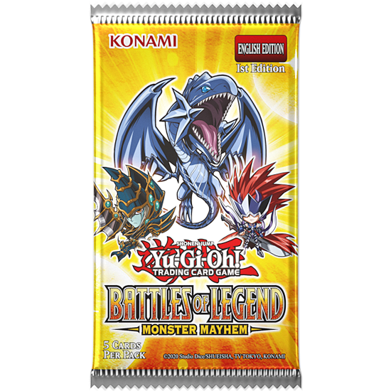 Yu-Gi-Oh! Battles of Legend - Monster Mayhem Booster Pack (Preorder) - Good Games
