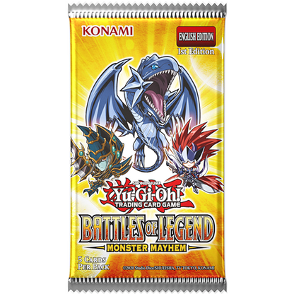 Yu-Gi-Oh! Battles of Legend - Monster Mayhem Booster Pack (Preorder) - Good Games