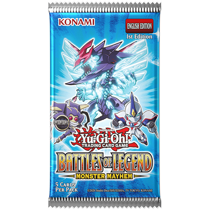 Yu-Gi-Oh! Battles of Legend - Monster Mayhem Booster Pack (Preorder) - Good Games