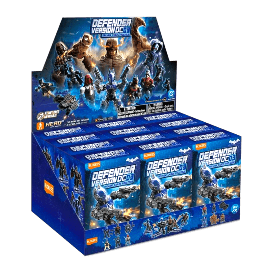 DC Defender Version 03 -arkham:chaos Prologue Blokees Figures Display