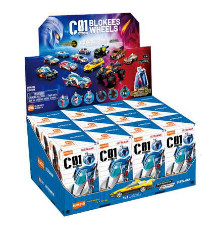 Blokees Wheels (12 In 1) Ultraman C01 - Galaxy Power Blind Box Display