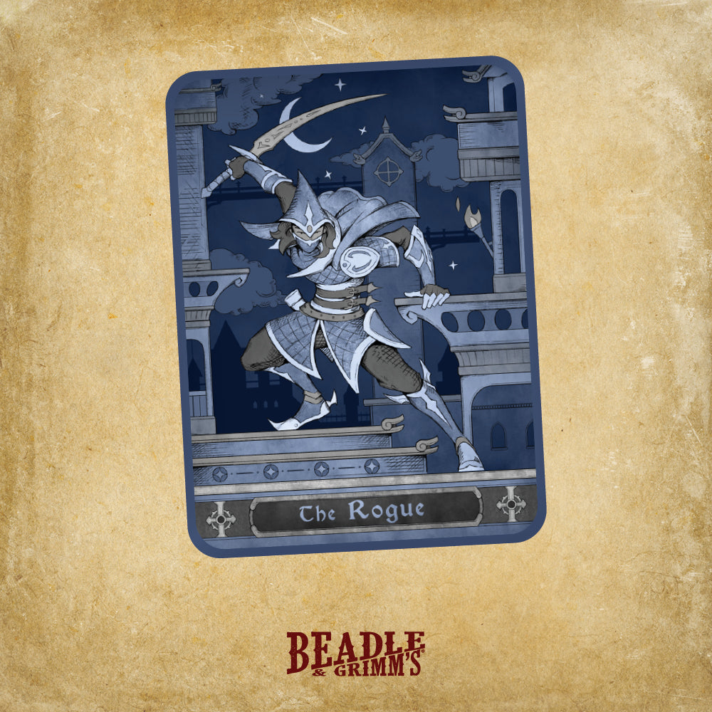 Beadle & Grimm's Epic Character Class Dice Set and Rolling Tray - The Rogue - Good Games