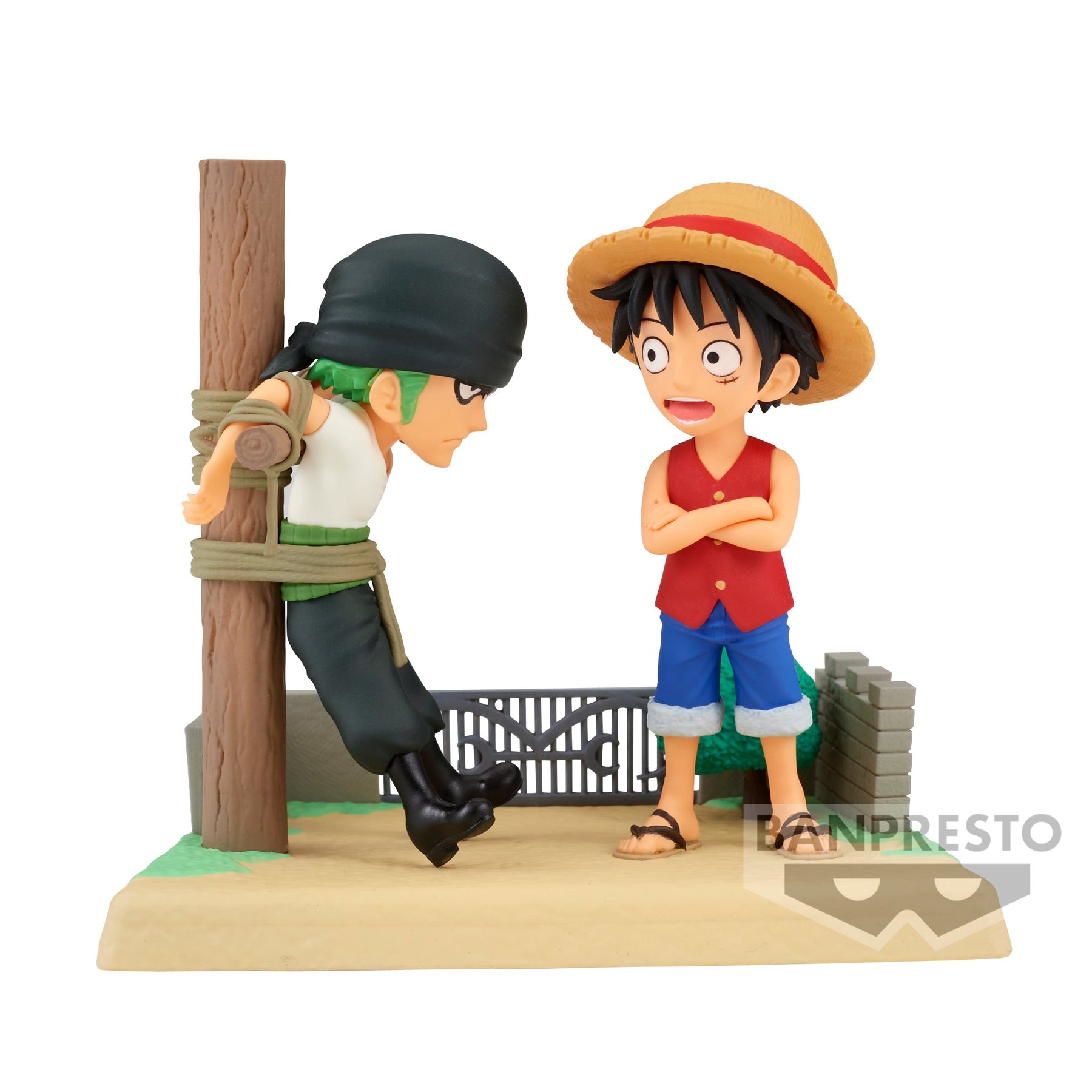 One Piece World Collectable Figure Log Stories Monkey D. Luffy and Roronoa Zoro - Good Games