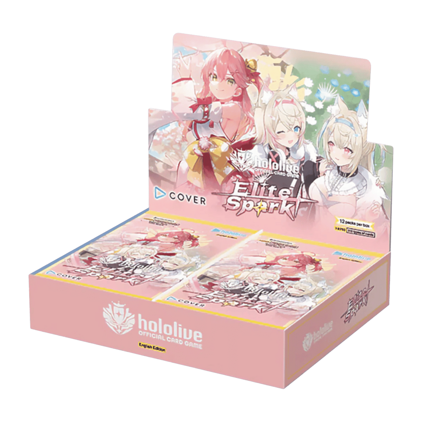 Hololive Official Card Game hBP03e Elite Spark - Booster Box