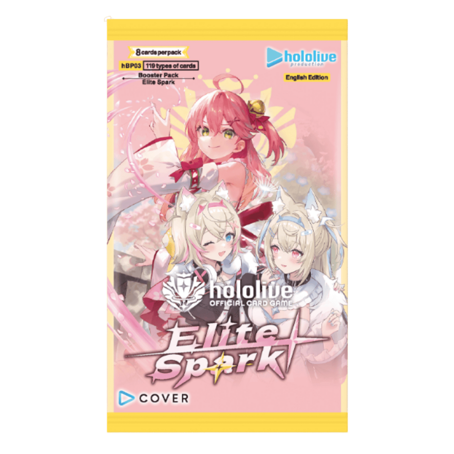 Hololive Official Card Game hBP03e Elite Spark - Booster Pack