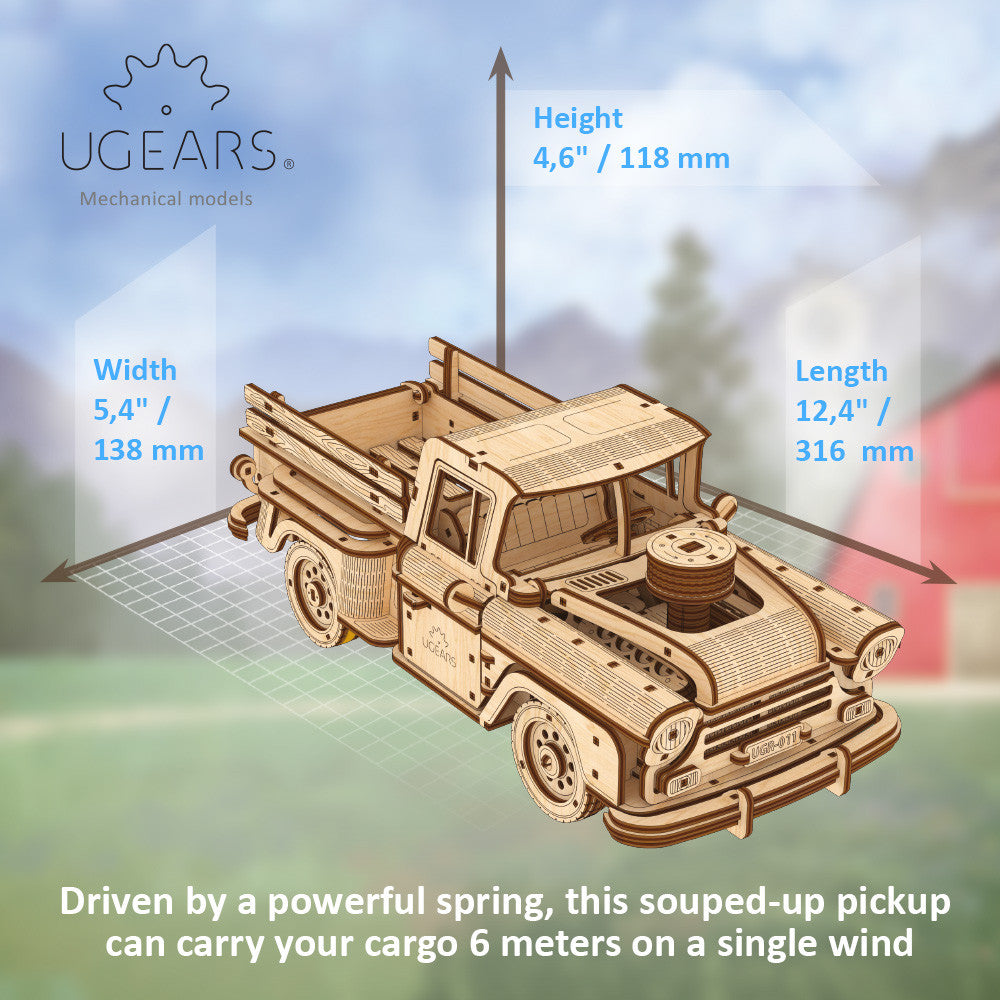 UGears - Pickup LumberJack Truck - Good Games