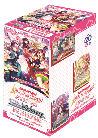 Weiss Schwarz - WS-BT BanG Dream! Girls Band Party! MULTI LIVE Booster Pack - English - Good Games
