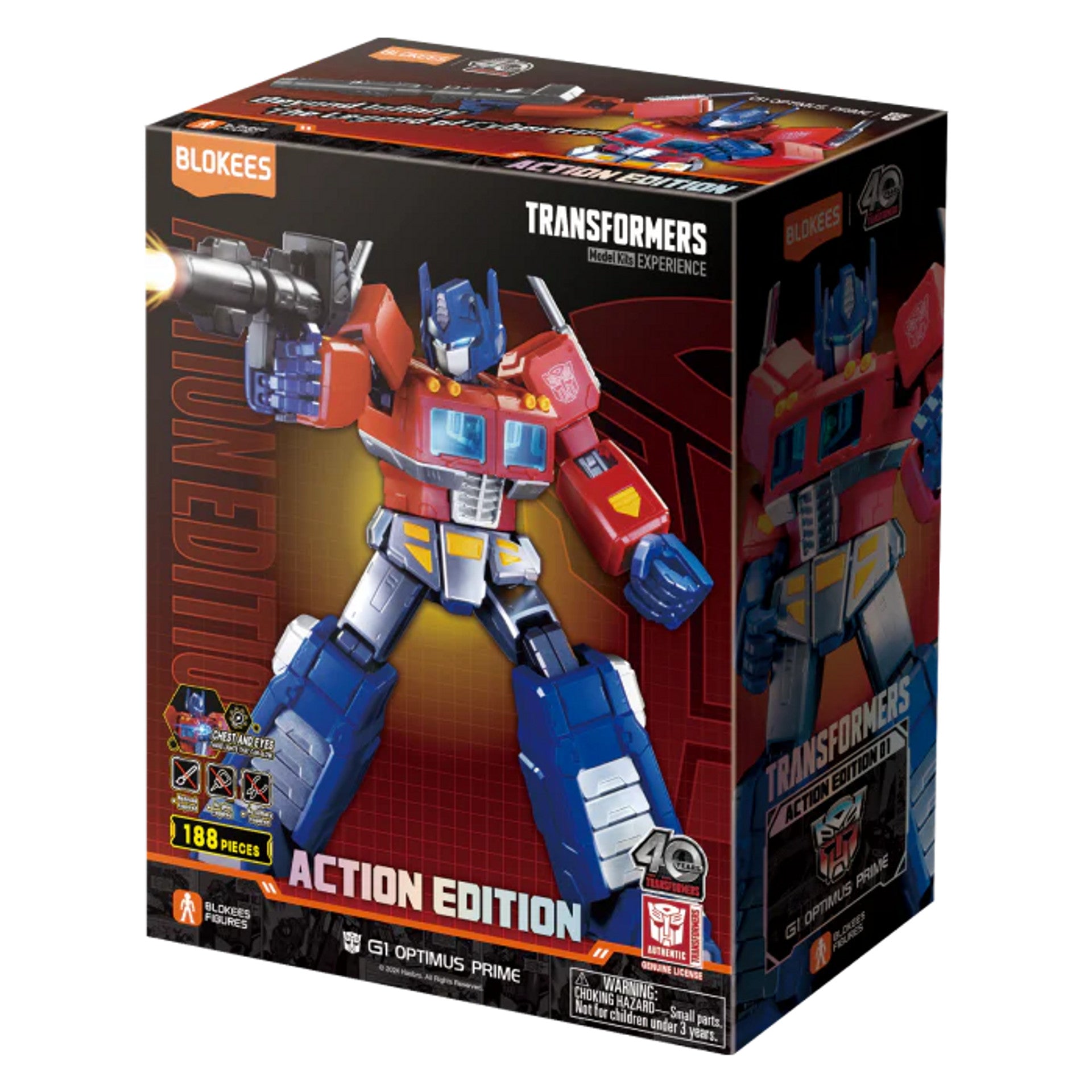 Blokees Transformers AE01 G1 Optimus Prime front view