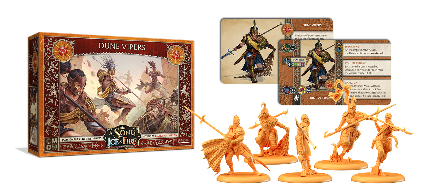 A Song of Ice & Fire: Tabletop Miniatures Game - Dune Vipers Expansion - Good Games