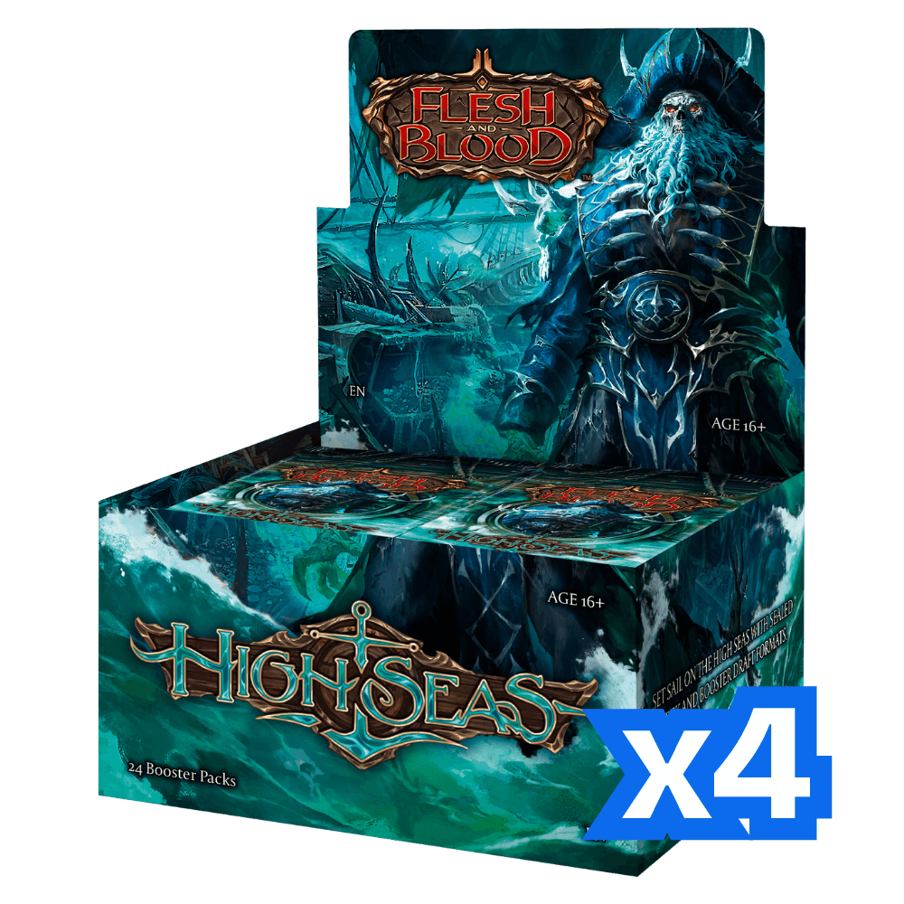 Flesh and Blood TCG - High Seas Booster Box x 4