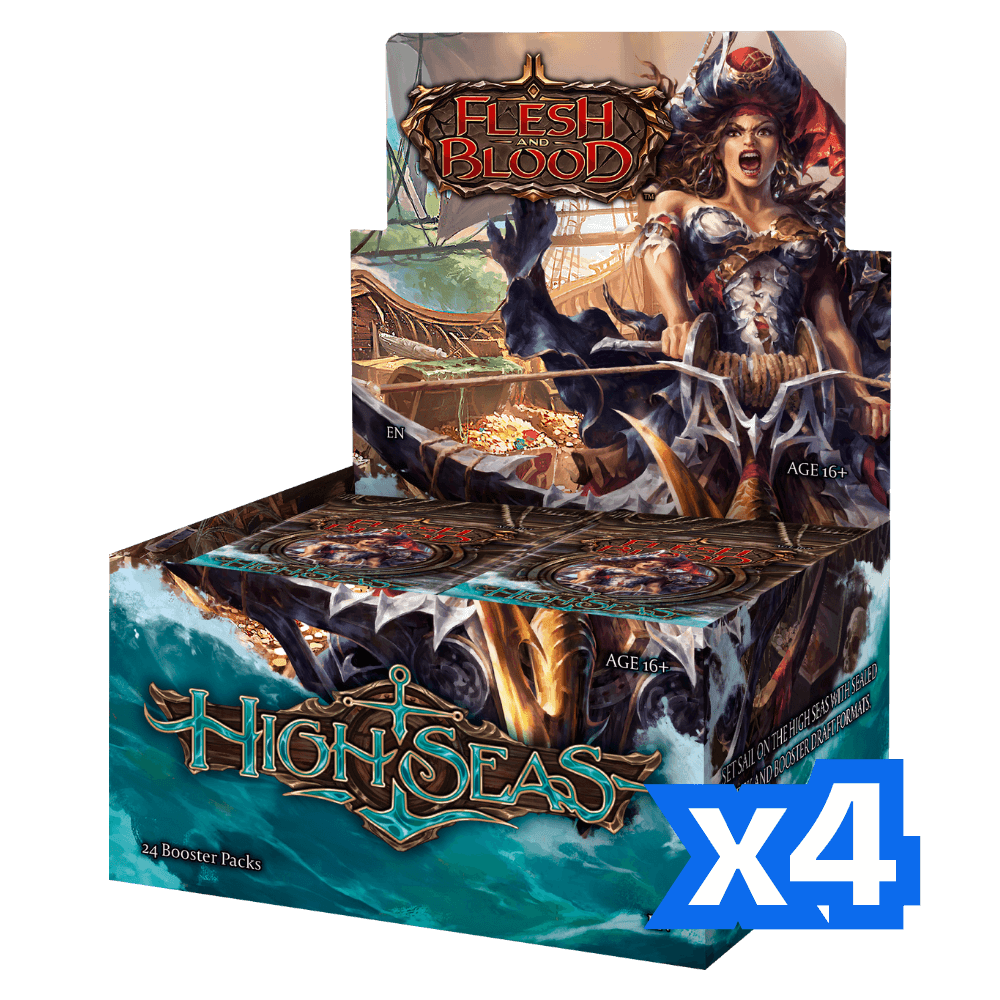 Flesh and Blood TCG - High Seas Booster Box x 4 - Good Games