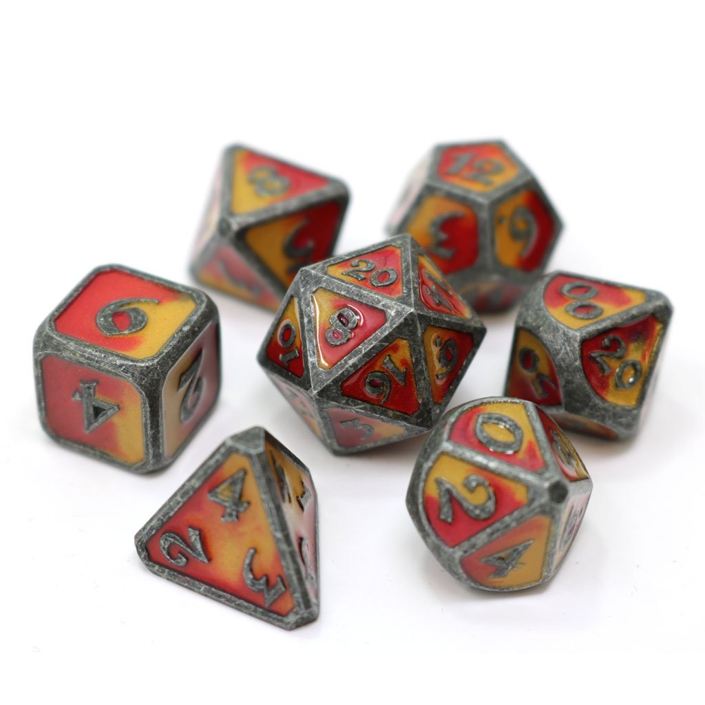 Die Hard Dice 7 Piece RPG Set: Mythica Spellbinder Brimstone - Good Games