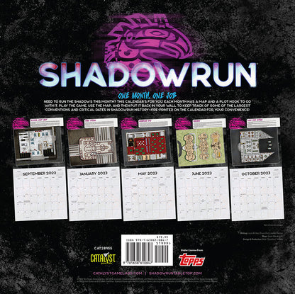 Catalyst Game Labs Shadowrun RPG: 16-Month Calendar Game Maps - Good Games