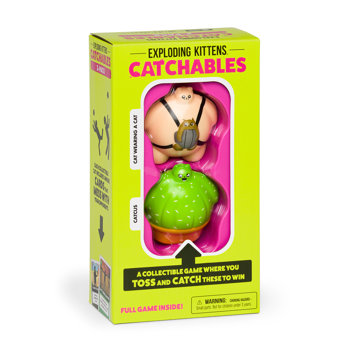 Catchables: #2 Cat Wearing A Cat &amp; Catcus quarter pack retail packaging