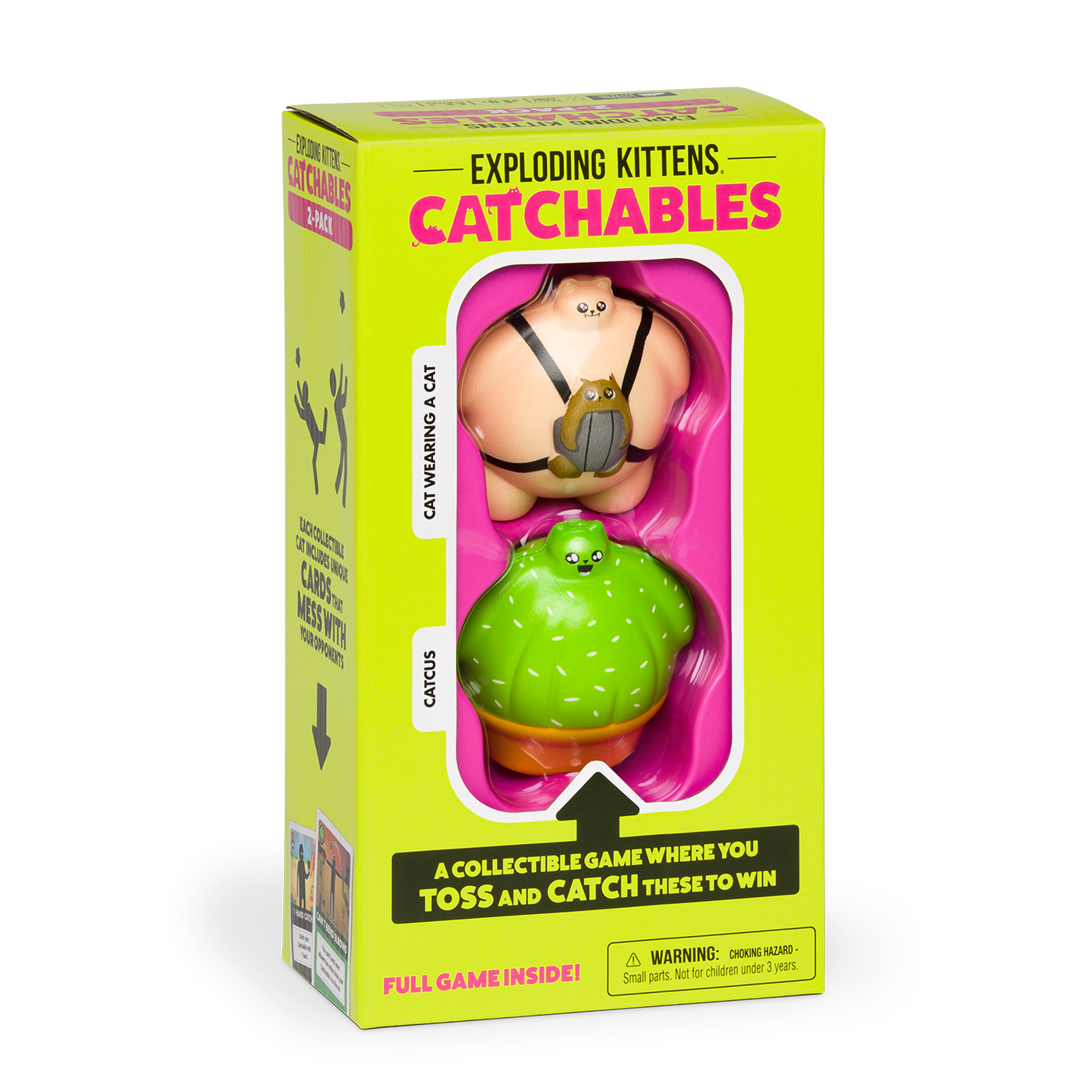 Catchables: #2 Cat Wearing A Cat & Catcus quarter pack retail packaging