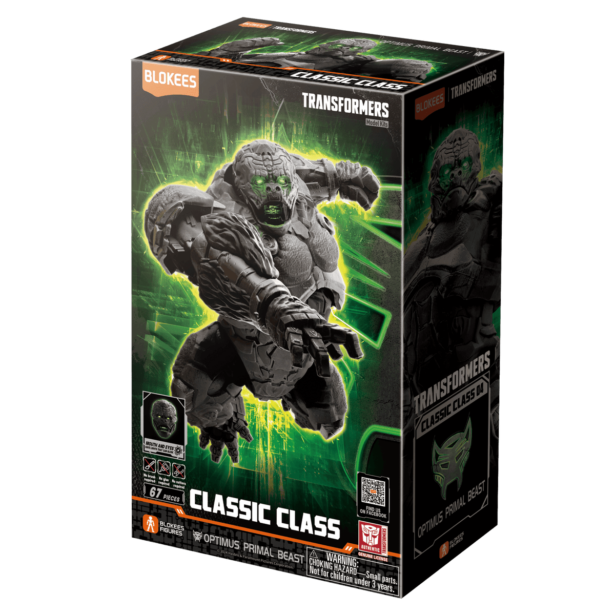 Blokees - Transformers - Model Kit - Optimus Primal Beast (Classic Class 04) - Good Games