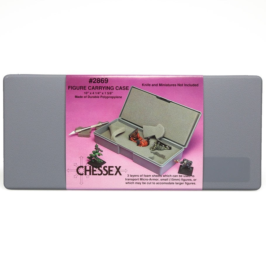 Chessex Figure Carrying Case Small with 3 Uncut Foam Layers - Good Games